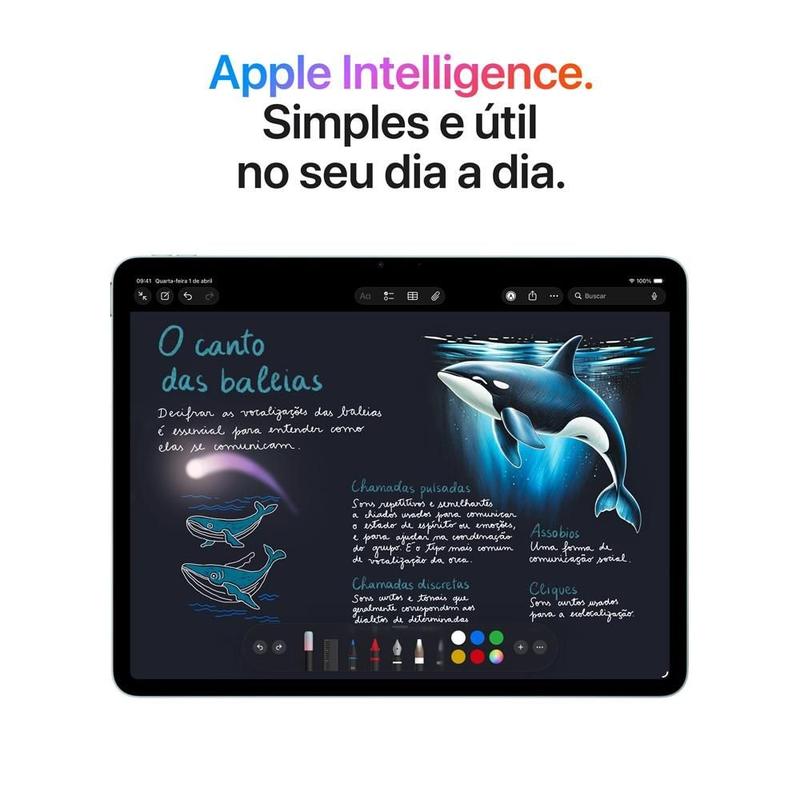 iPad Air de 11 polegadas Wi-Fi de 128 GB - azul (M4) - APPLE